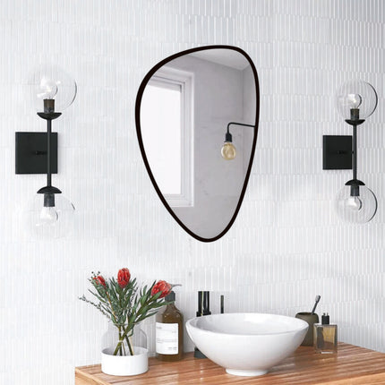 Pebble Wood shaped mirror 2