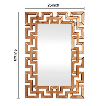 Ernesta Floor length Standing Rectangle Design Mirror