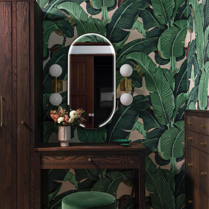 Senta Capsule Framed LED Mirror with 3 Lights 5