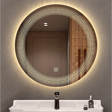 Sirius Round LED Bathroom Mirror (3 Led Lights)