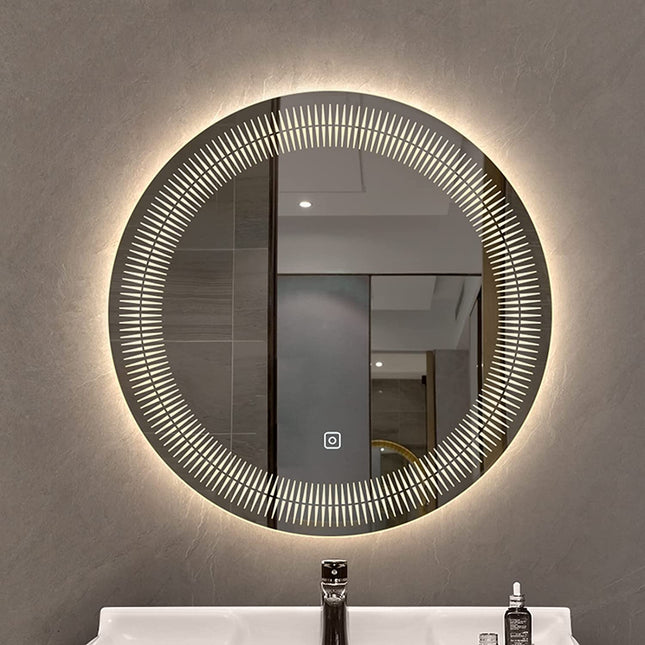 Sirius Round LED Bathroom Mirror (3 Led Lights)