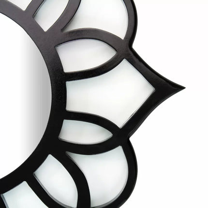 Sunburst Wood Wall Mirror 3