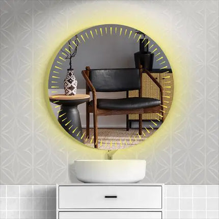 Teplin Round LED Mirror 4