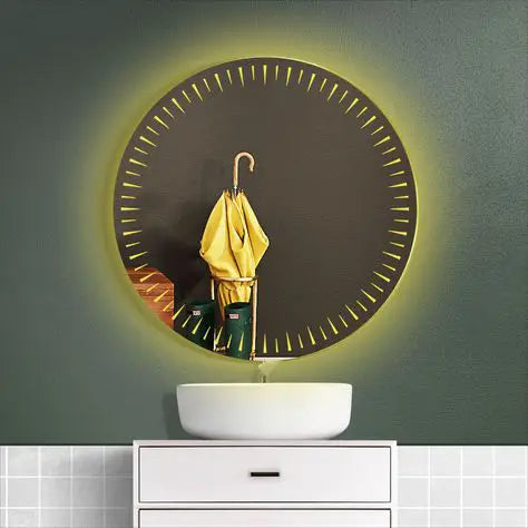 Teplin Round LED Mirror