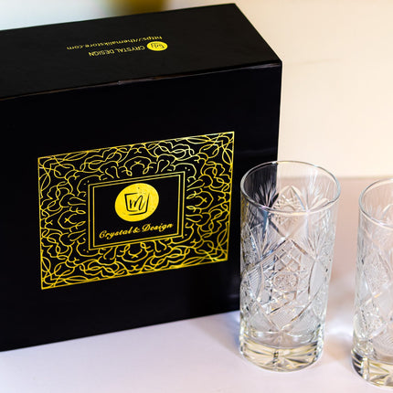 Unique Crystal Highball Glass