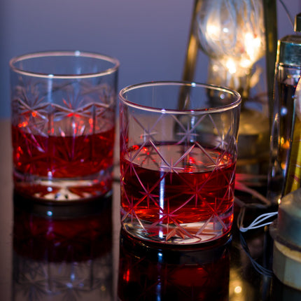 Volcano Old Fashioned Whiskey Glass 6