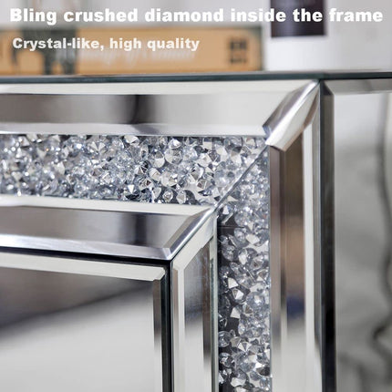 crystal rectangle mirror 6